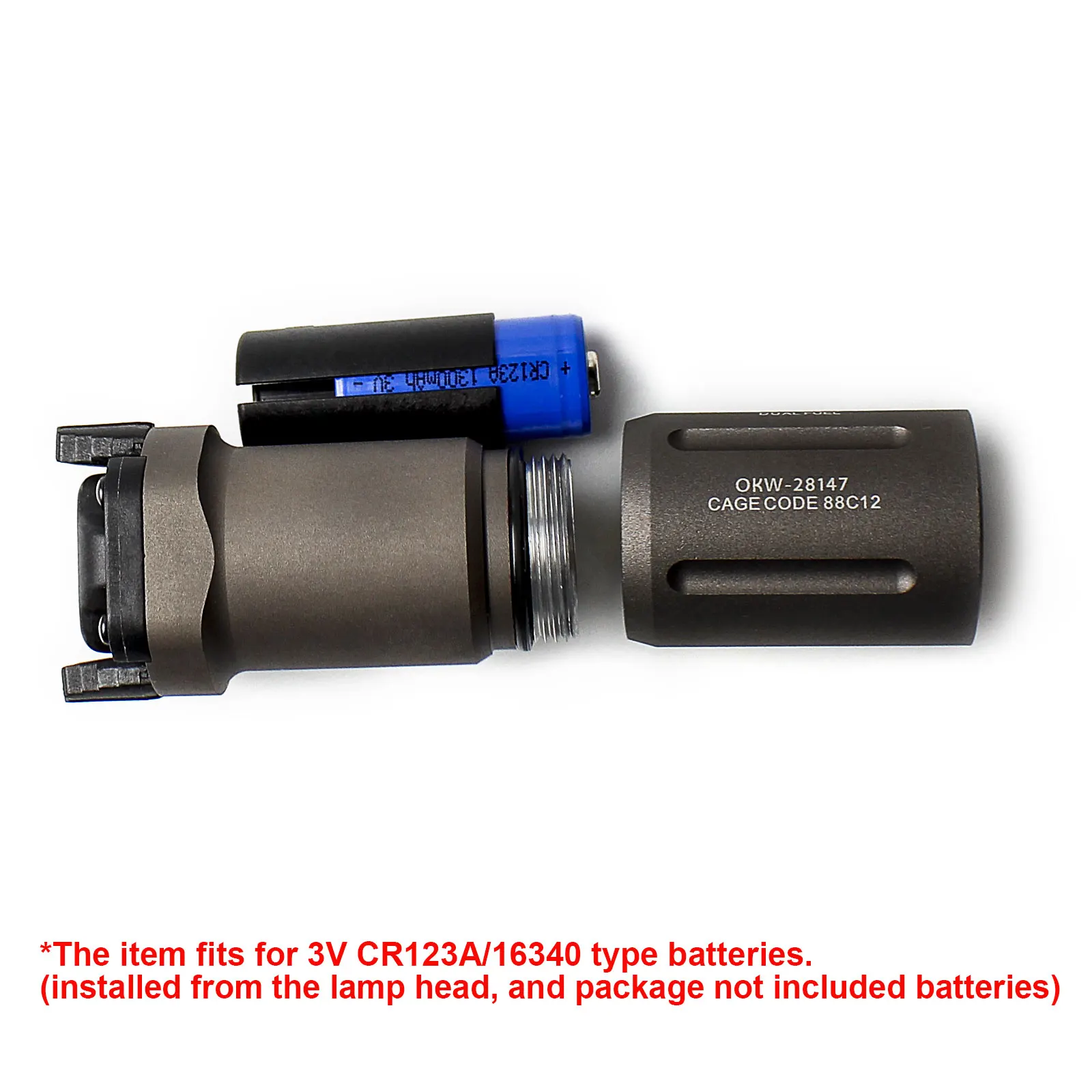 SOTAC-GEAR linterna táctica OKW PL350, 1000 lúmenes, arma de caza, luz LED blanca para riel Picatinny de 20mm - imagen 3