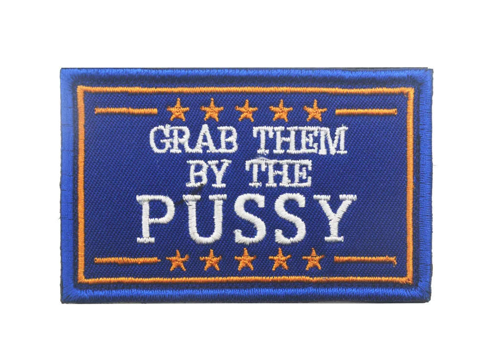 Pegatina de tela bordada en inglés, pasatiempos y parches de gancho de brazo y bucle de paz, insignia de PSALM, parches de apliques con emblema de Warlock de coño - imagen 4