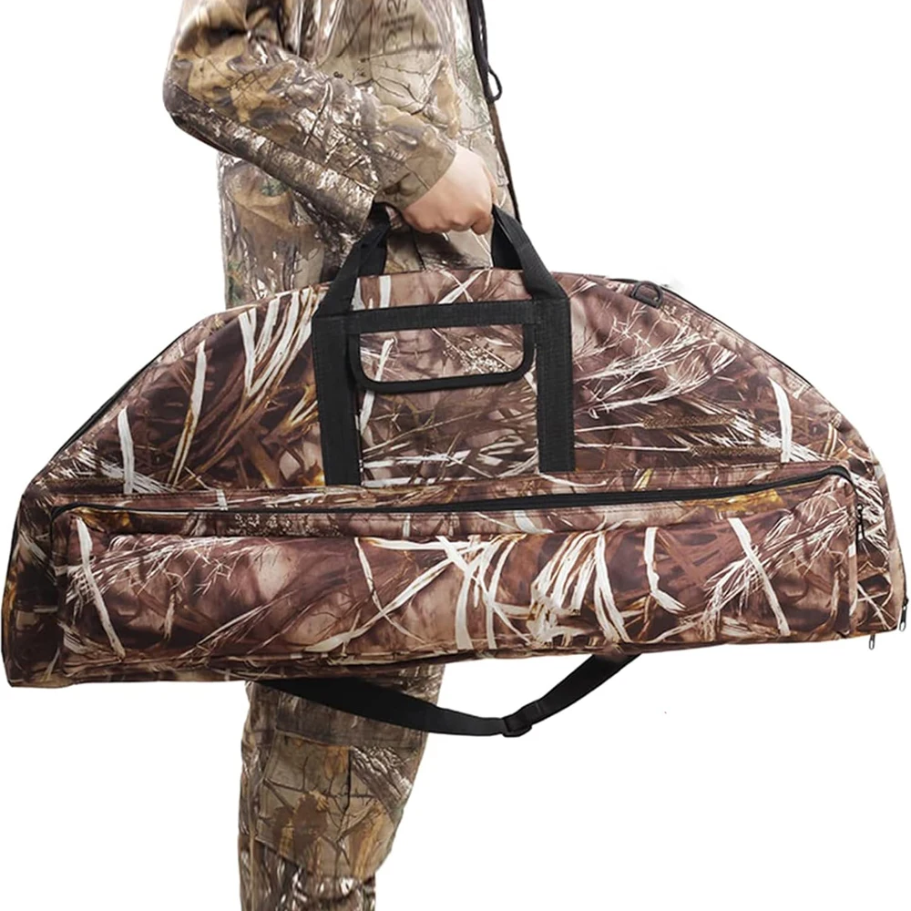 Funda para arco compuesto de 95/100/115cm, funda acolchada para arco suave, funda para arco de tiro con arco, bolsa para arco compuesto portátil, funda para arco de tiro con arco, mochila