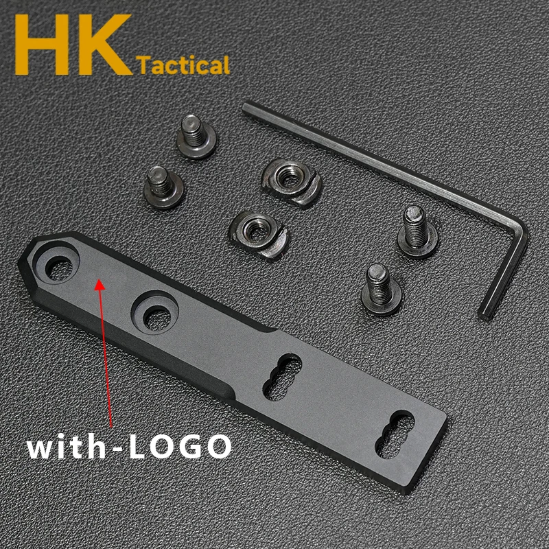 Base de luz táctica de Metal Weapo, luz LED de explorador Airsoft, montaje en línea compatible con sistema MLOK para linterna para exteriores SF M300 M600 PLHV2 - imagen 3