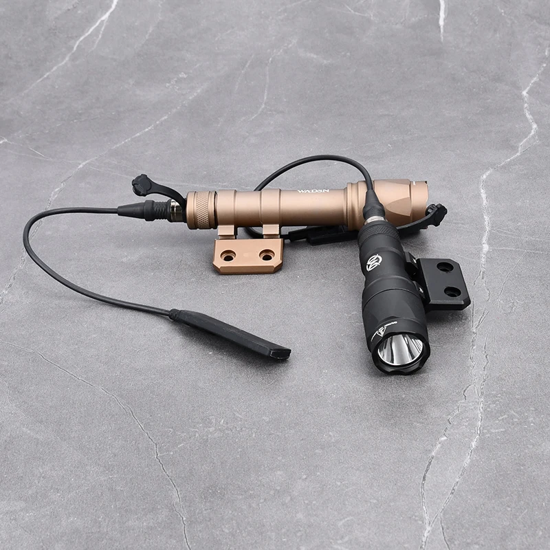 Linterna táctica WADSN M600C M600 M300A M300 con arma de caza, accesorio de Airsoft Scout, montaje Offset para llok - imagen 4