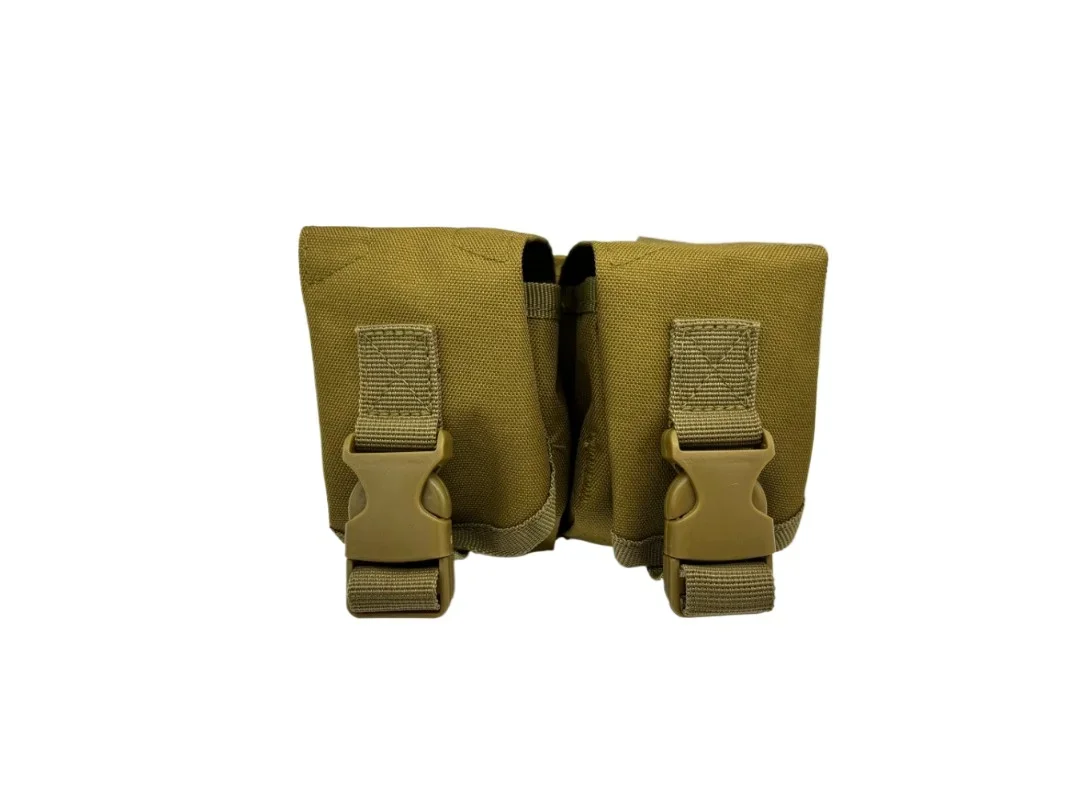 Bolsa táctica Molle Grenada: bolsa de granada Frag individual y doble con bolsa para revistas con diseño de gancho y bucle - imagen 4