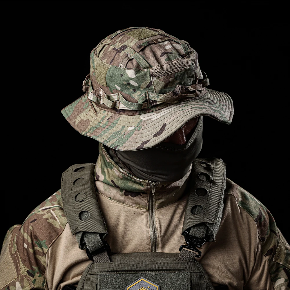 Emersongear-Sombrero Boonie táctico, transpirable, ala corta, a prueba de sol, gorra militar de verano, caza, Camping, pesca, senderismo al aire libre EM9768 - imagen 4