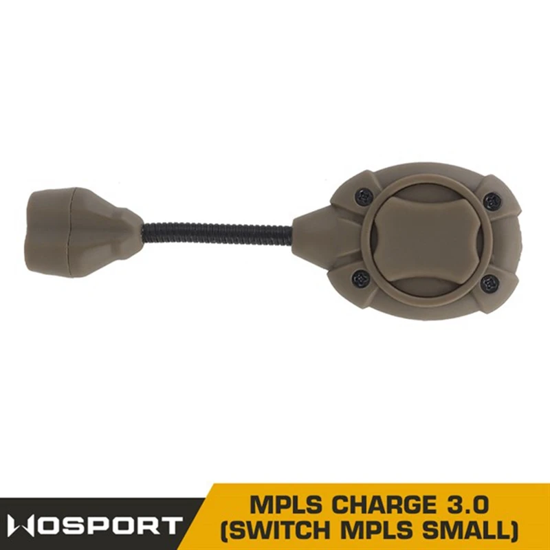 Interruptor de luces para casco táctico rápido, sistema de iluminación Personal multifuncional, lámpara estroboscópica IR, lámpara para cascos MICH