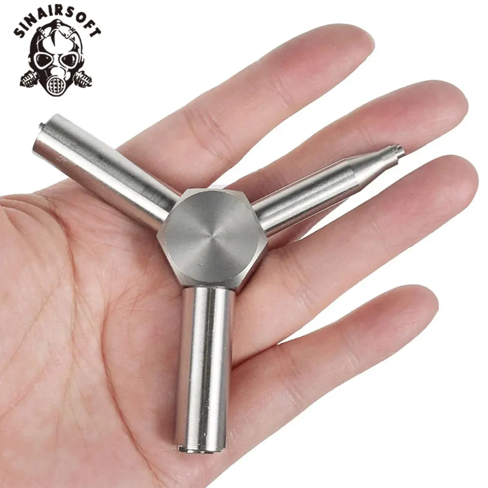 SINAIRSOFT-válvula de Gas táctica GBB Airsoft, llave de acero, Triple fuerza, revista, herramienta de eliminación de carga, caza, KSC WA, pistola de GAS, Rifle - imagen 5