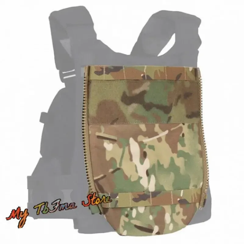 Bolsa de agua con Panel trasero con cremallera de doble cara, mochila de hidratación de camuflaje, correas Molle para chaleco táctico FCPC V5 Ferro - imagen 3