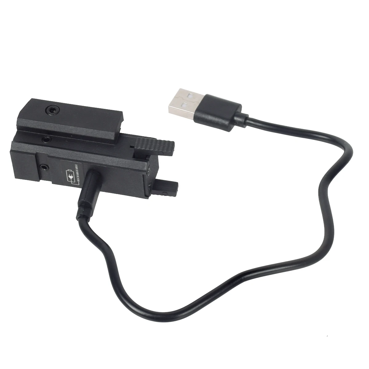 Mira láser con carga USB táctica, punto rojo/verde para riel de 11mm/20mm, compatible con Glock G17/G19, puntero de puntería de caza - imagen 5