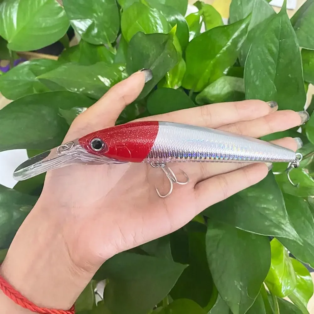Señuelo de Pesca con ojos 3D, 140mm/40g, VIB, pececillo hundido, Wobbler, Crankbaits, lubina, PikeTackle, cebo Artificial, 1 ud. - imagen 3