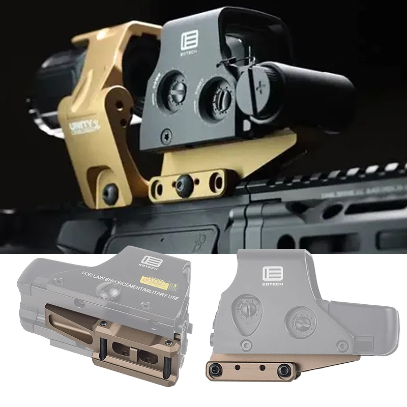 Unidad FAST táctica 20mm Base de montaje en riel Picatinny para Eotech 551 552 558 accesorios de pistola de punto rojo Unidad Airsoft pistola de juguete - imagen 4