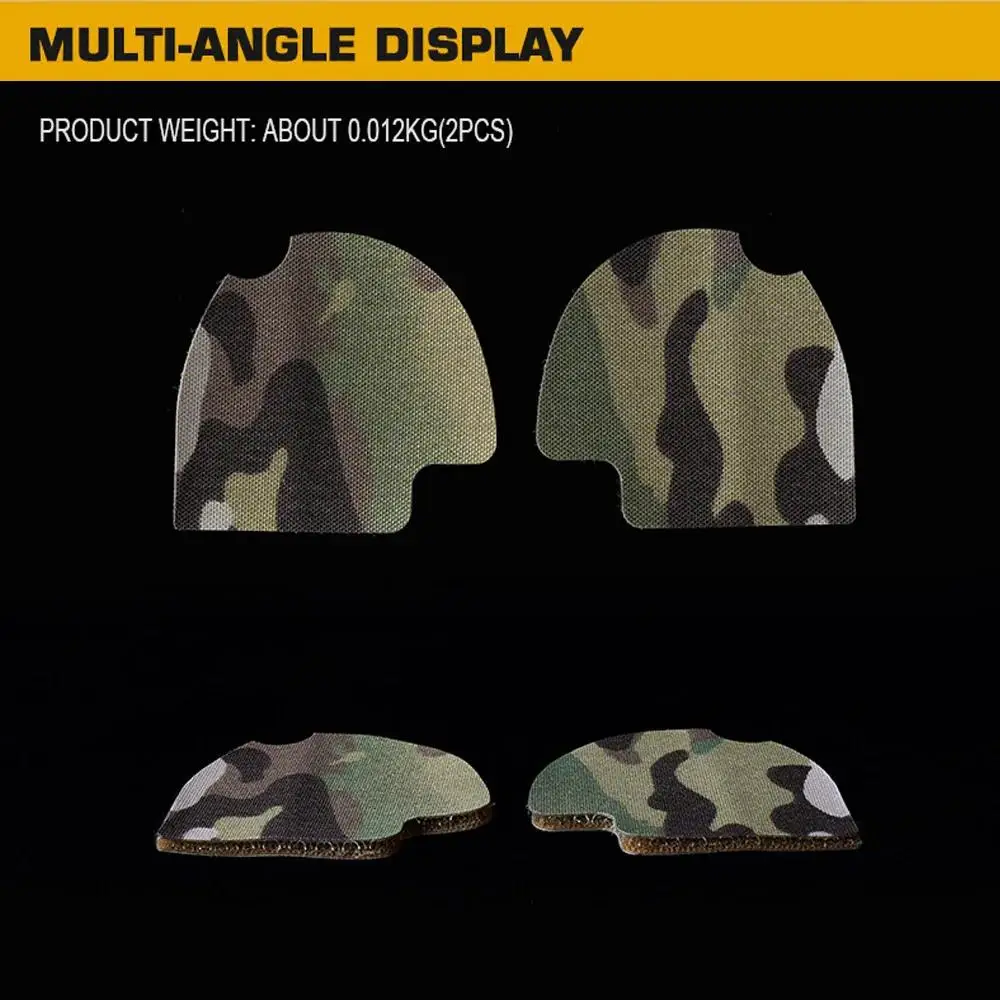 Adhesivo para auriculares tácticos, camuflaje/almacenamiento de cables, parche mágico 2 en 1 para ComTac(IIIIIVVI), caza, tiro, auriculares con cancelación de ruido - imagen 5