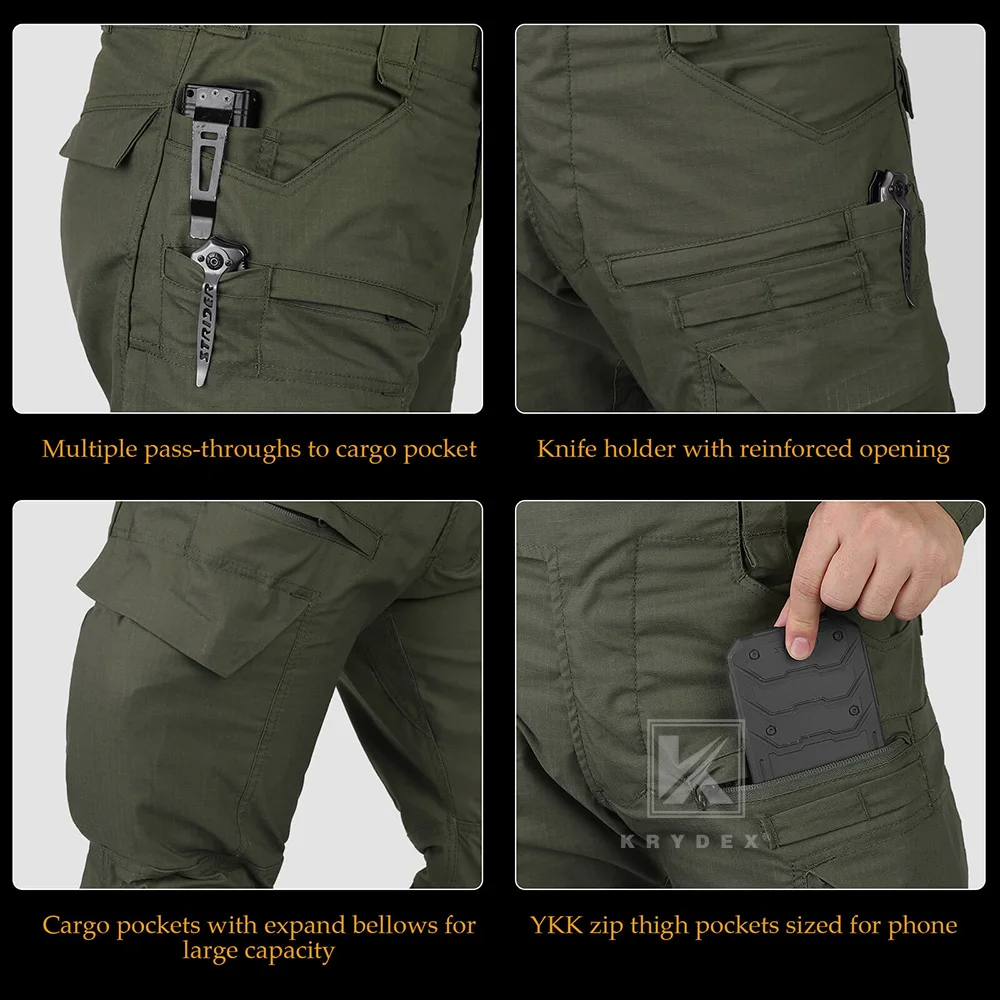 KRYDEX Gen4 uniforme de combate caza táctica camisa y pantalones para hombres traje Kit Camo Ranger verde ropa de camuflaje al aire libre - imagen 5