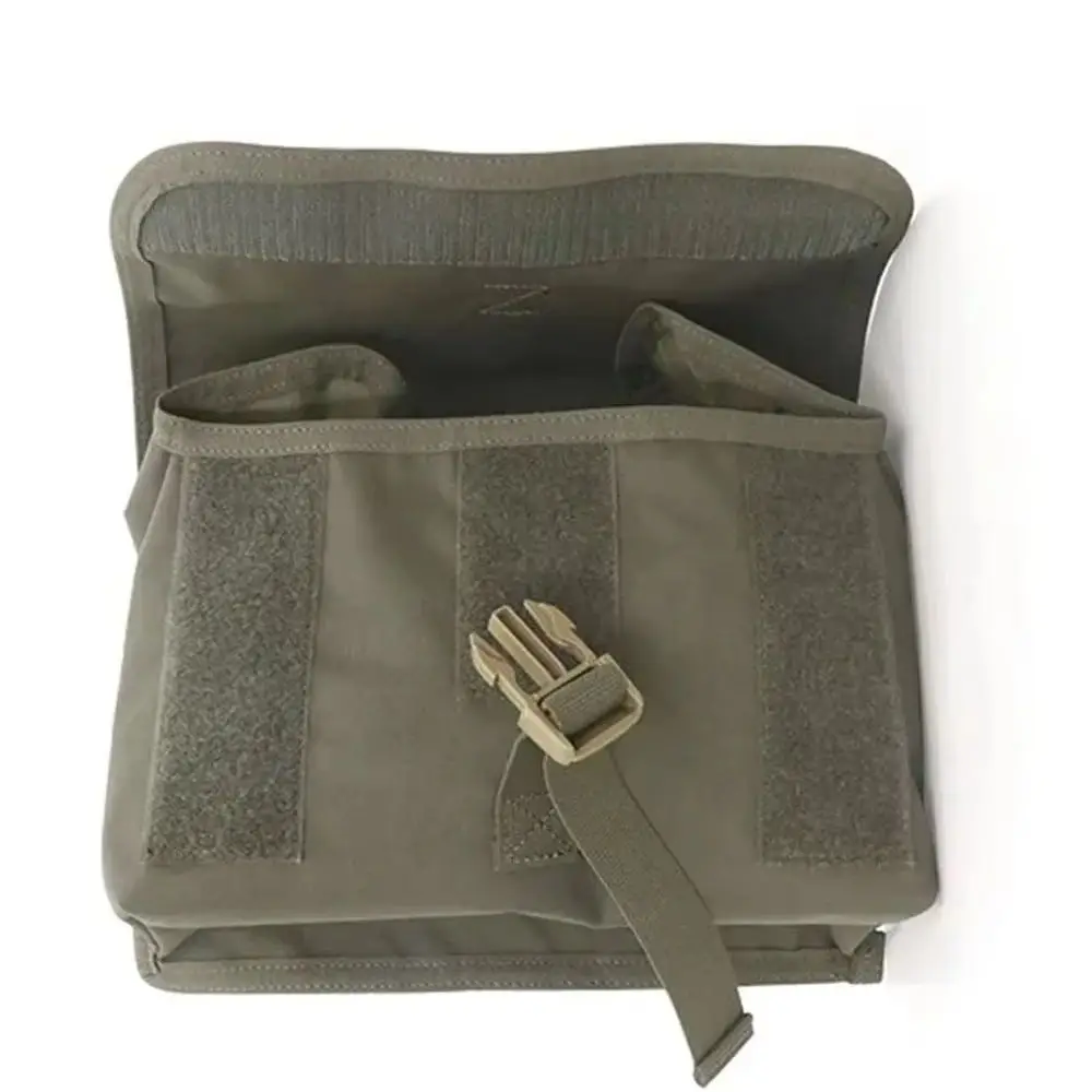 Bolsa táctica pierna MOLLE colgante con funda de máscara antigás - imagen 5