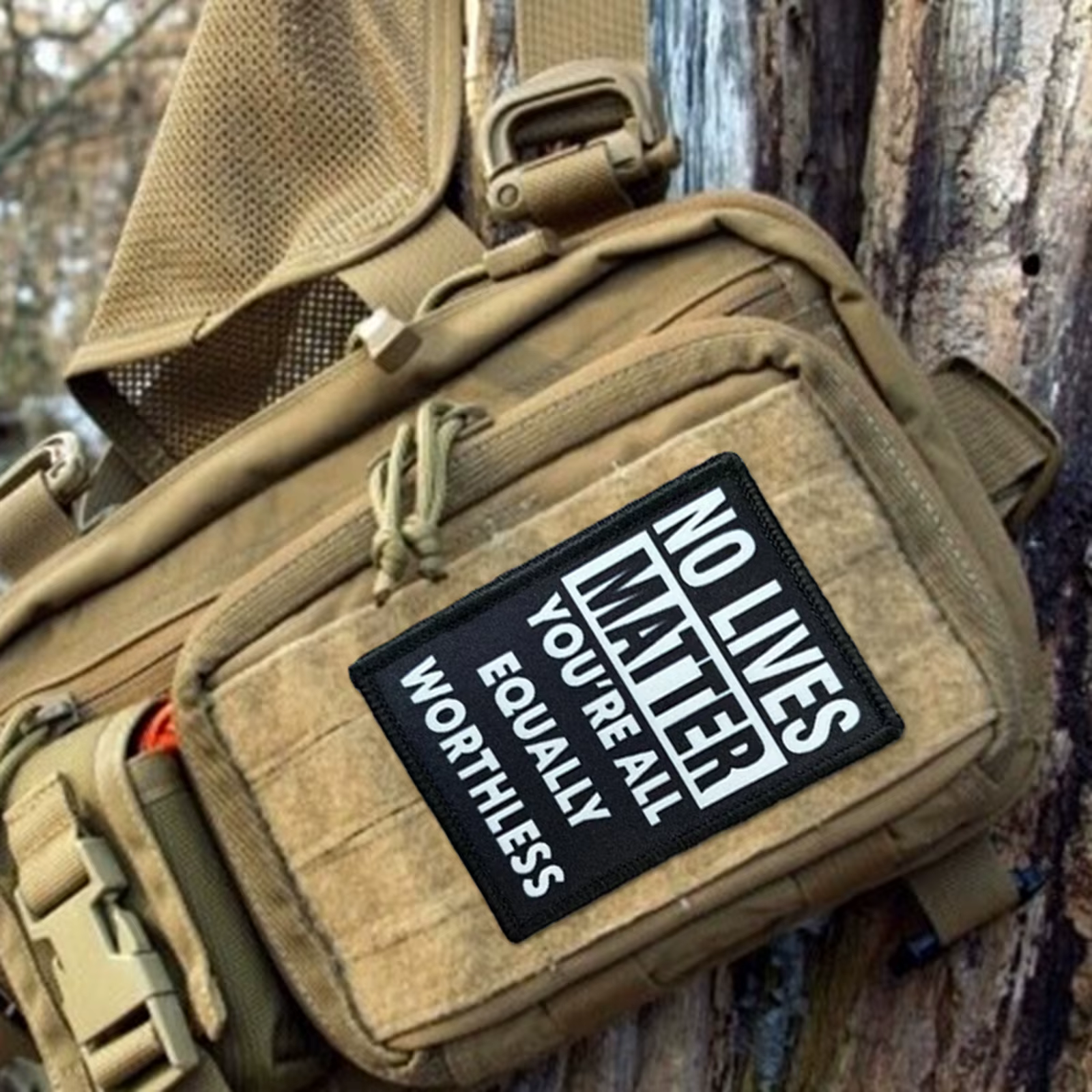Parche táctico con velcro divertido – insignia para ropa y mochila - imagen 4