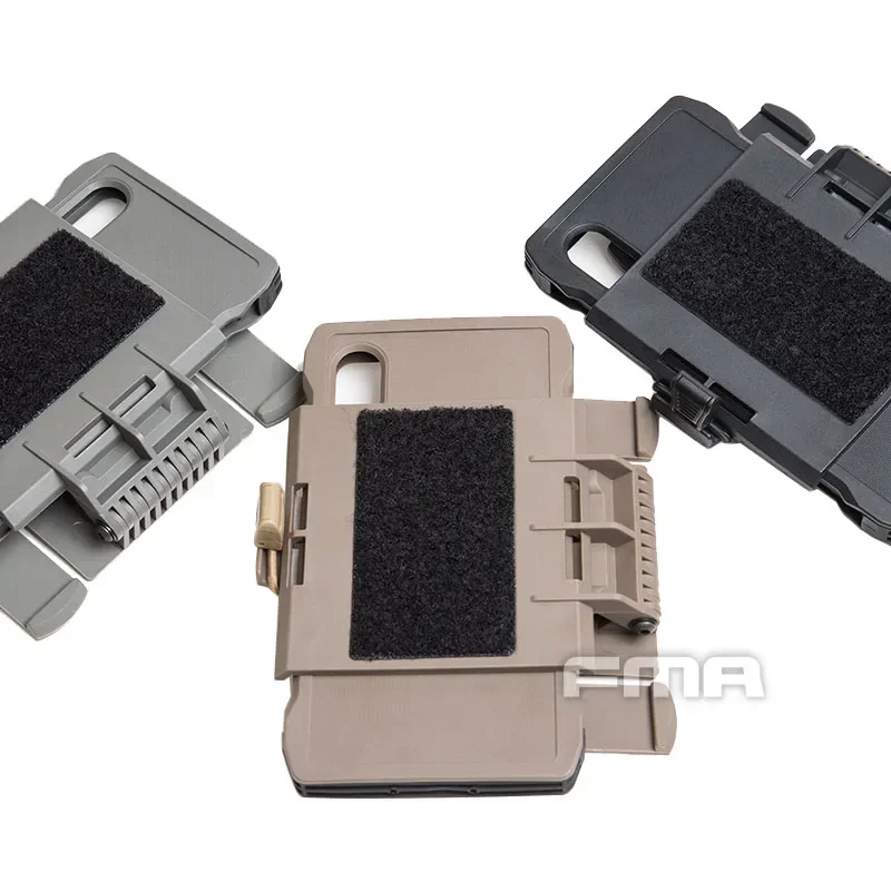 Nueva bolsa móvil FMA Molle para IP-HONE XS Max TB1324, funda táctica para teléfono móvil estilo chaleco de caza - imagen 2