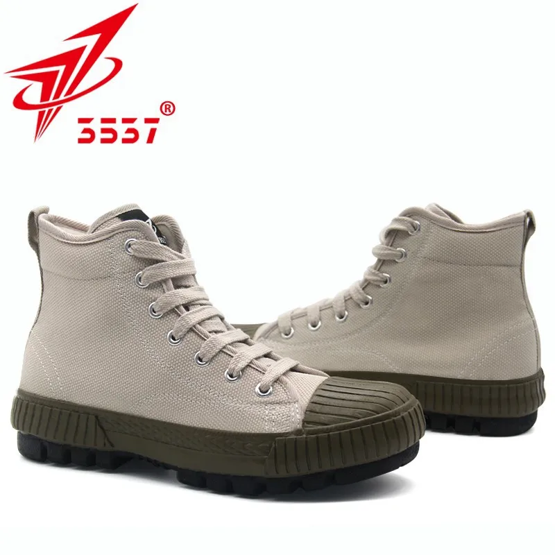 3537 Nuevo lanzamiento de zapatos, zapatos de entrenamiento de corte bajo para hombres, zapatillas de Montañismo al aire libre, botas de goma de protección laboral de construcción - imagen 3