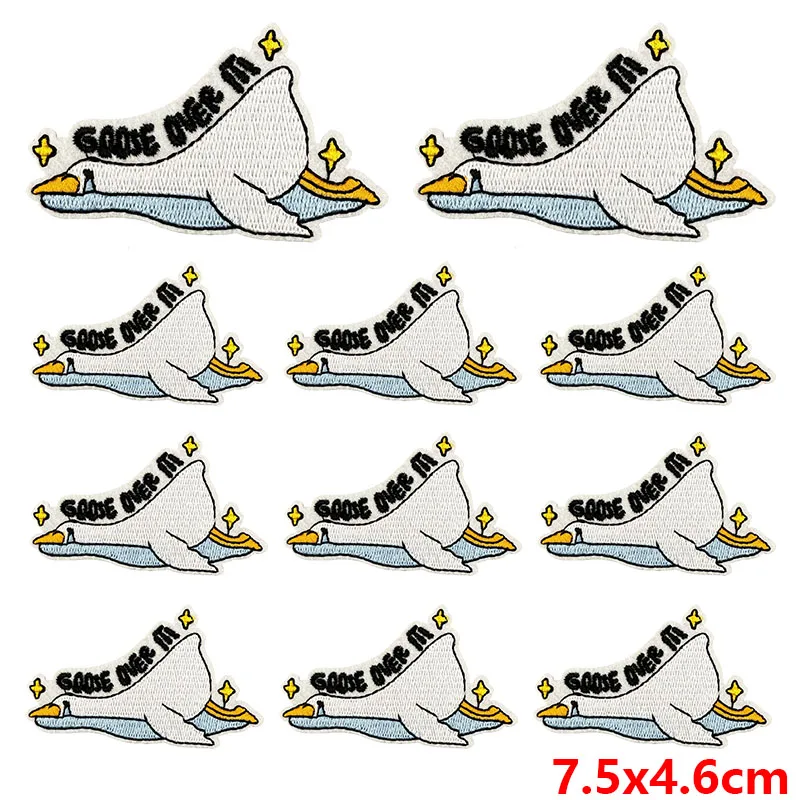 Parche termoadhesivo pato cartoon fusible para ropa - imagen 5