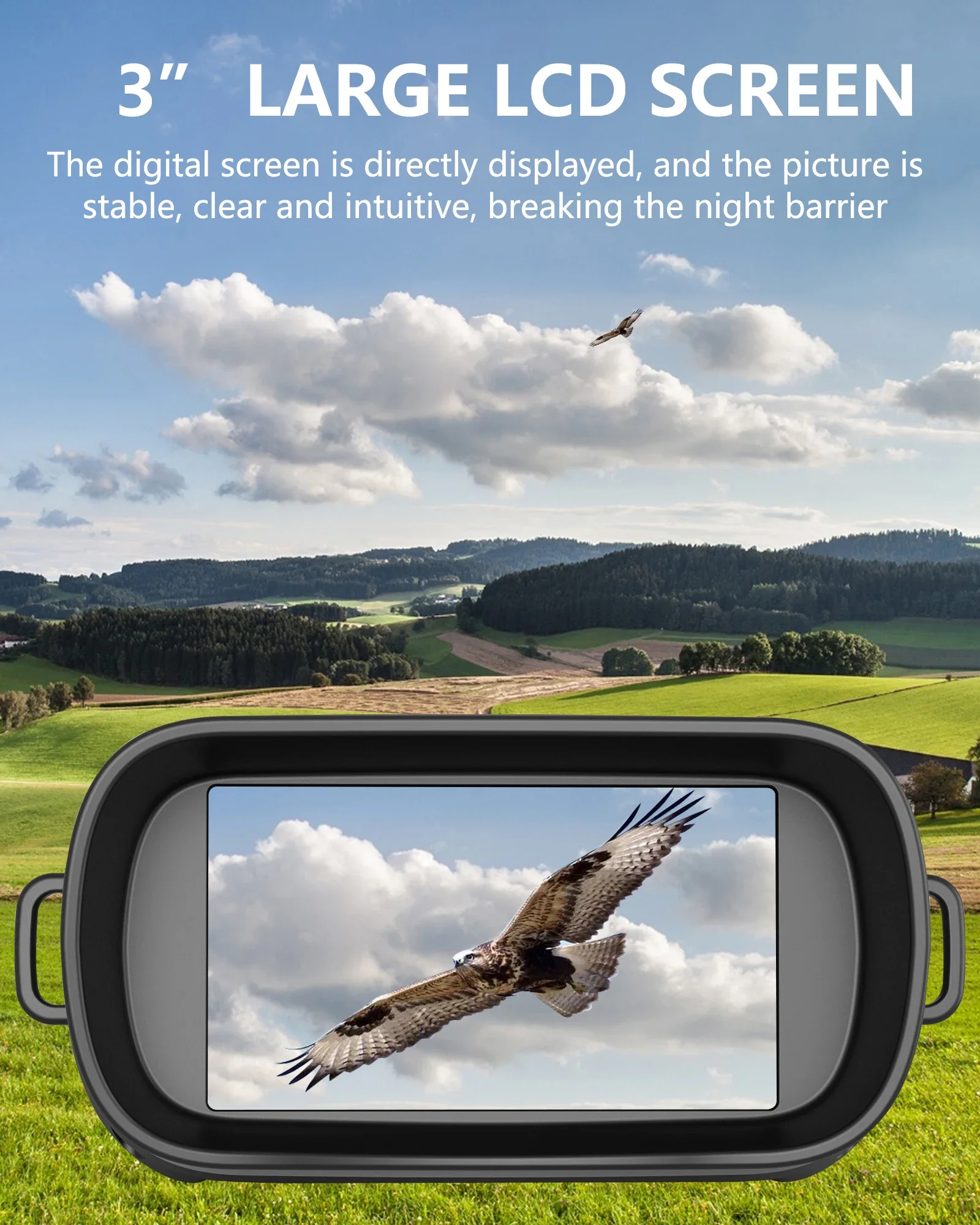 Binocular táctico Digital NV8300, dispositivo de visión nocturna, Zoom 8X, 400M, 4K, HD, infrarrojo, 1080P, telescopio de caza con batería de 4400mAh - imagen 4