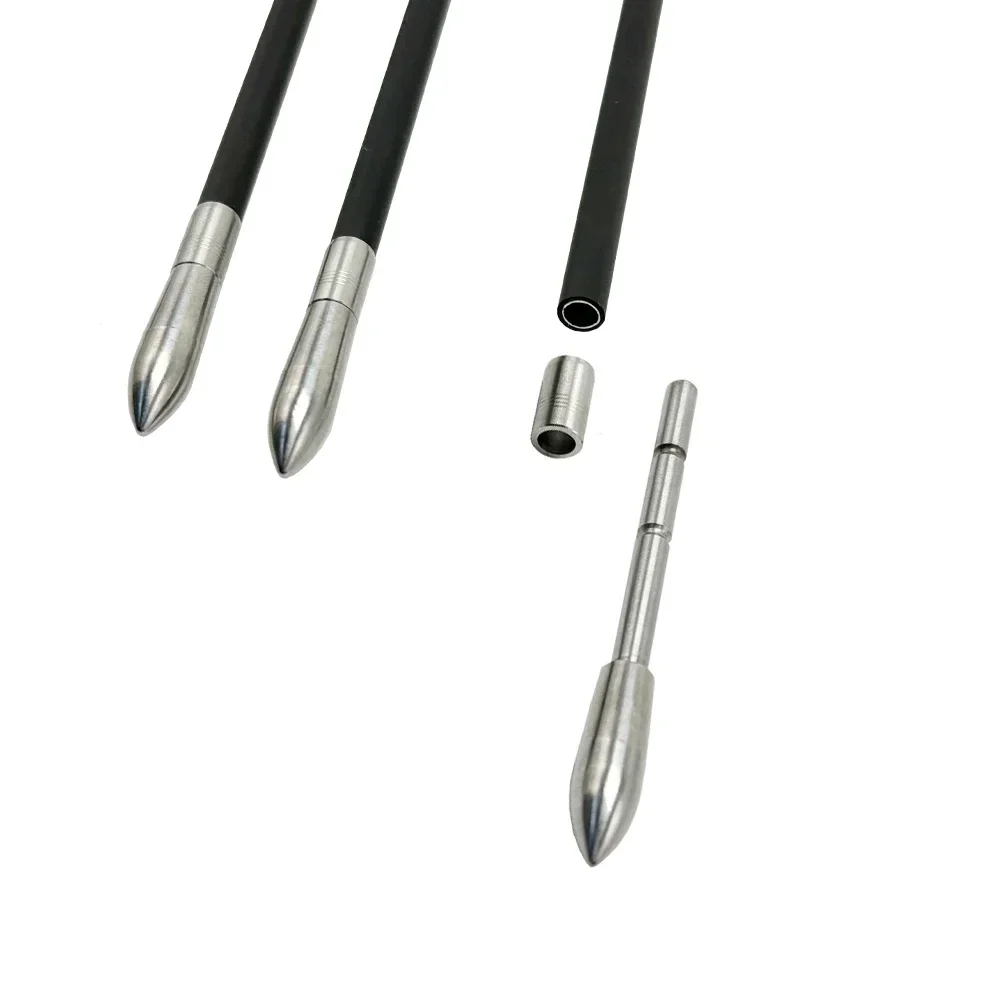 Flechas de aluminio de carbono X10, 30/32 pulgadas, con plumas de pavo reales, columna vertebral, 350-1000 ID, 3,2mm +/-0.001 - imagen 5