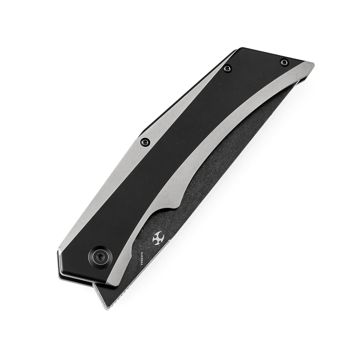 Kansept cuchillo plegable Naska S35VN titanio para camping senderismo - imagen 5