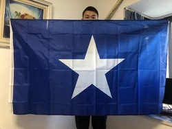 Bandera del cielo Bonnie azul, 90x150cm, doble cara, impresa, poliéster Bonnie, Bandera Azul, bandera colgante