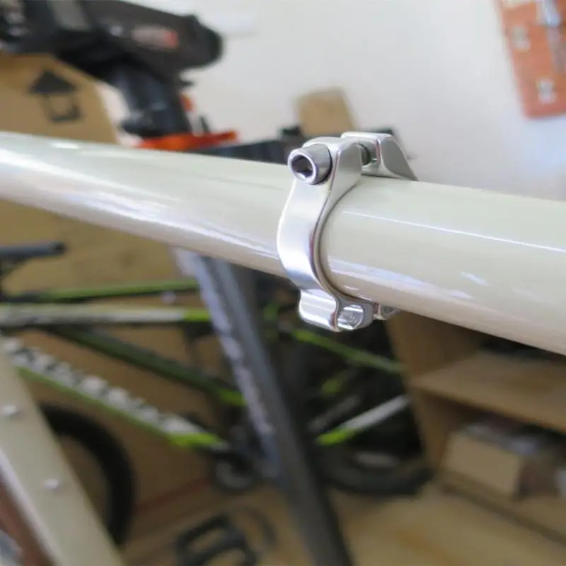 Abrazadera de tubo de asiento, guía de asiento de parada de doble orificio, velocidad variable, freno hacia adelante, 28,6/31,8/34,9 - imagen 2