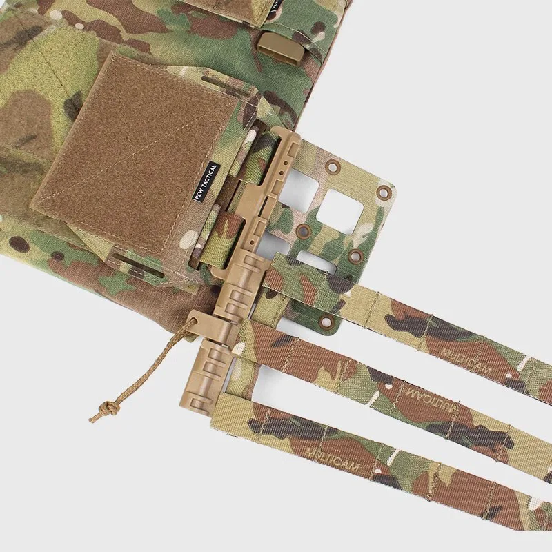 Chaleco táctico SS Molle Wing Extension Platform Tactical Knife Holder MK4 MK5 Chest Hanger Extension - imagen 3