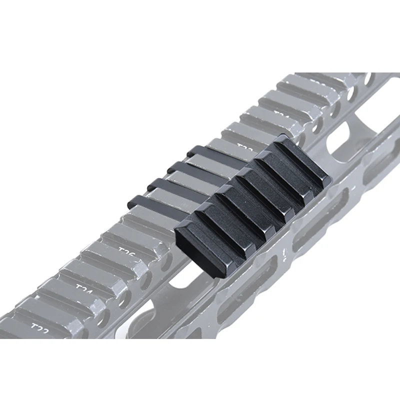 Adaptador de soporte táctico de 45 grados CNC 20mm Picatinny Rail arma linterna táctica soporte de alcance láser accesorios de caza