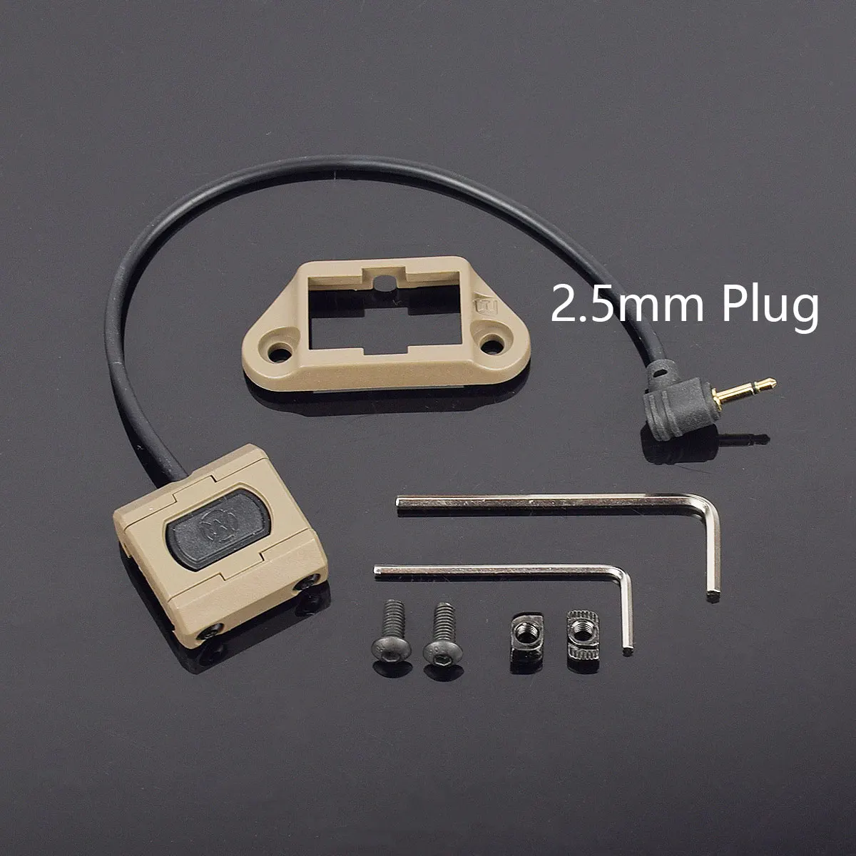 Interruptor de botón de ajuste remoto, montaje enchufable de riel de M-LOK, FMA, PEQ, PEQ-15, DBAL, láser, vista, luz IR, Rifle de caza