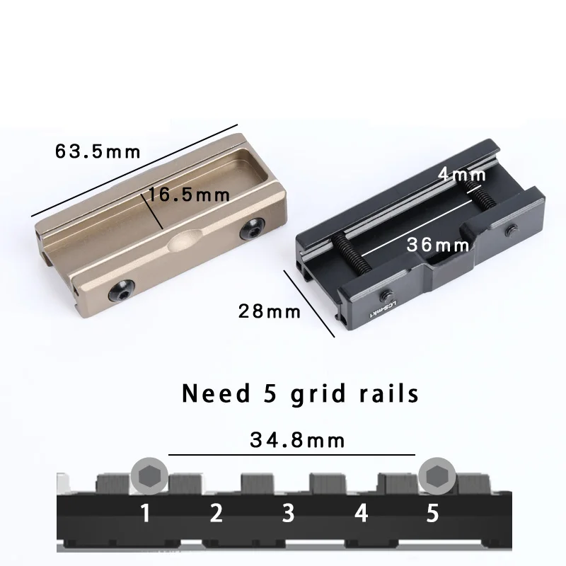 Surefir-M600 M300 Scout Light, linterna DBAL, interruptor de almohadilla de presión remota, Mlok Keymod, placas de montaje de riel de 20mm, accesorios para Airsoft - imagen 3