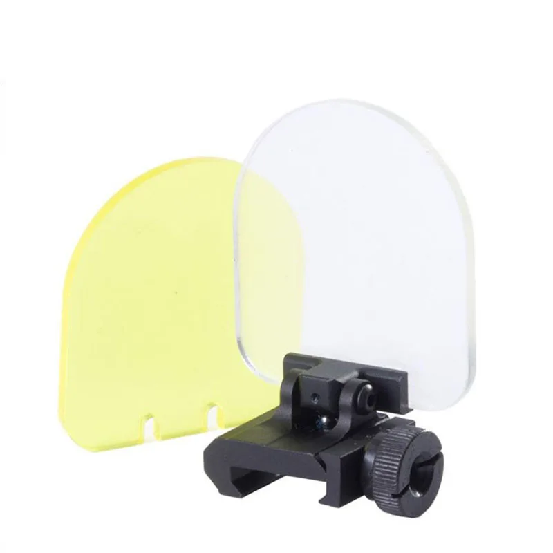 Gafas protectoras para Rifle, lentes holográficas para Airsoft, mira telescópica, aparejos tácticos para exteriores, cubierta de protección para los ojos, 20mm - imagen 4