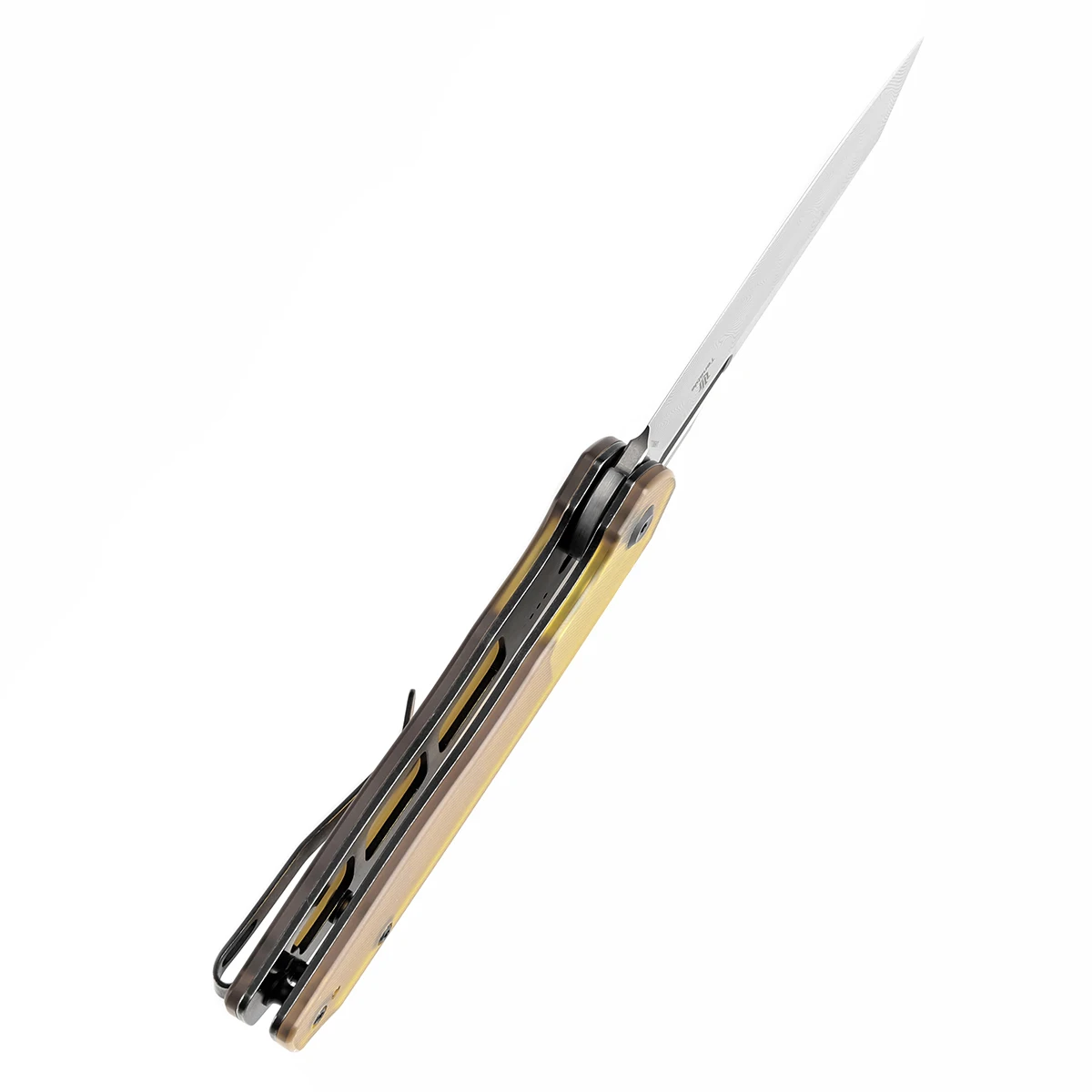 Tenable Shard cuchillo EDC plegable Damasco con mango G10 y aluminio - imagen 4