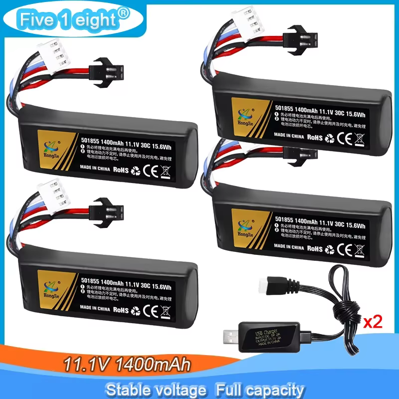 Tamiya batería LiPo para Airsoft con conector T
