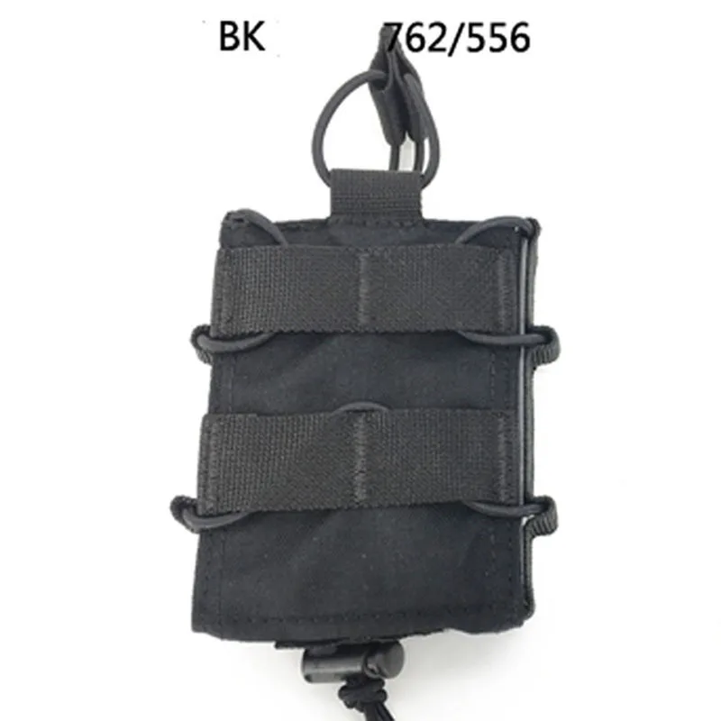 Bolsa para revistas 5,56 7,62 de liberación rápida para sistema Molle de caza, cinturón, funda para Rifle Mag, caja de repuesto - imagen 5