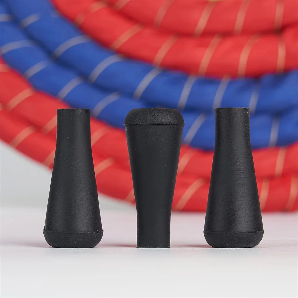 Flecha de tiro con arco de goma suave de 12 uds, punta de objetivo de seguridad, punta de flecha, puntas anchas para OD 8mm, eje de flecha de caza - imagen 5