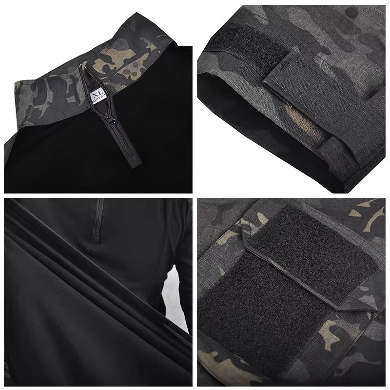 Camisa táctica camuflaje manga larga para Airsoft y senderismo - imagen 5