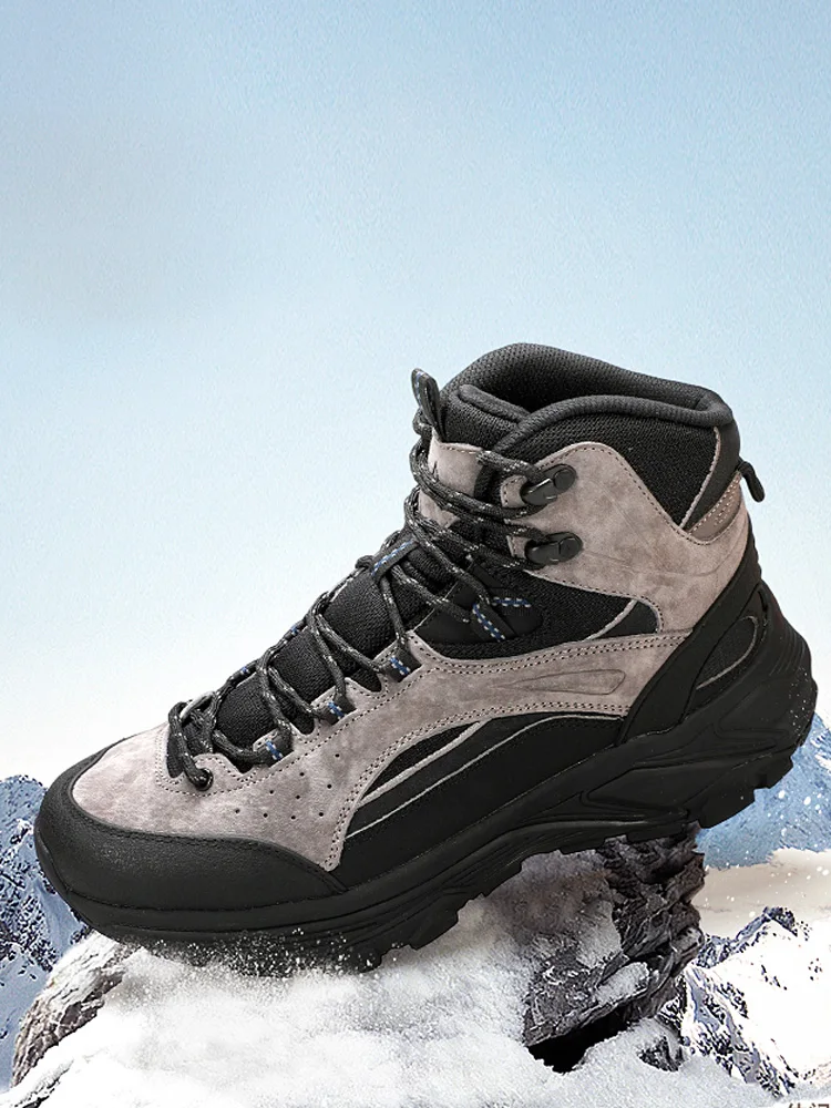 HUMTTO Botas senderismo impermeables piel vaca para hombre - imagen 5