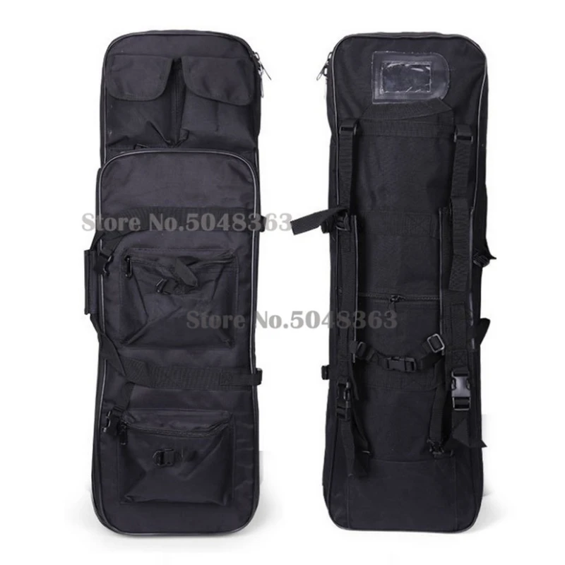 Bolsa de caza de 85cm, 95cm y 120cm, bolsa de transporte cuadrada para Rifle, funda protectora táctica para pistola de doble carabina, mochila con correa para el hombro - imagen 3
