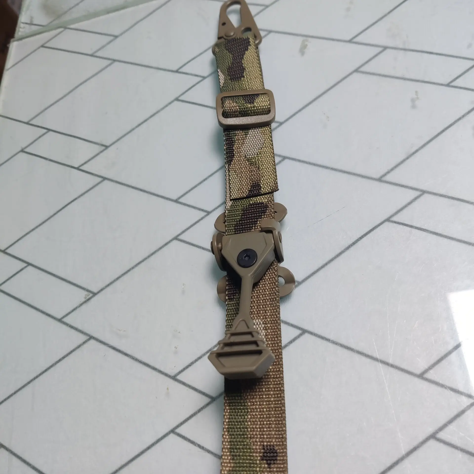 Tirachinas táctico de combate de 2 puntos, Correa Modular, tirachinas ajustable rápido, juego de caza y Paintball - imagen 3