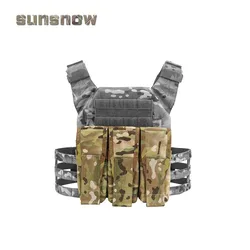 Chaleco táctico MOLLE portacargadores para fusil de asalto