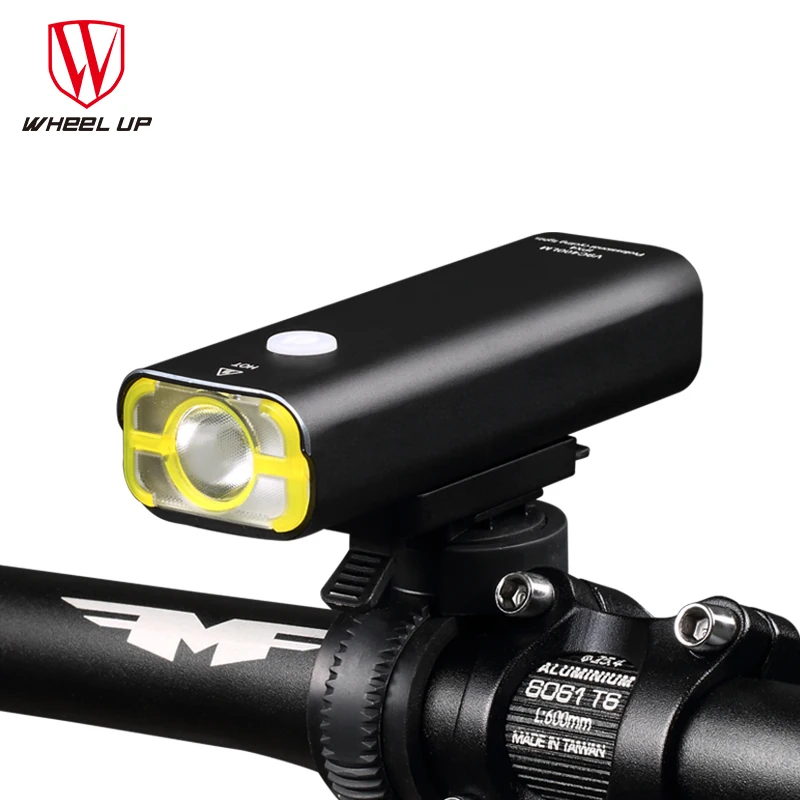 WHEEL UP-luz Led para ciclismo, recargable por Usb, luz para manillar frontal, batería, linterna, faro, accesorios para bicicleta - imagen 2