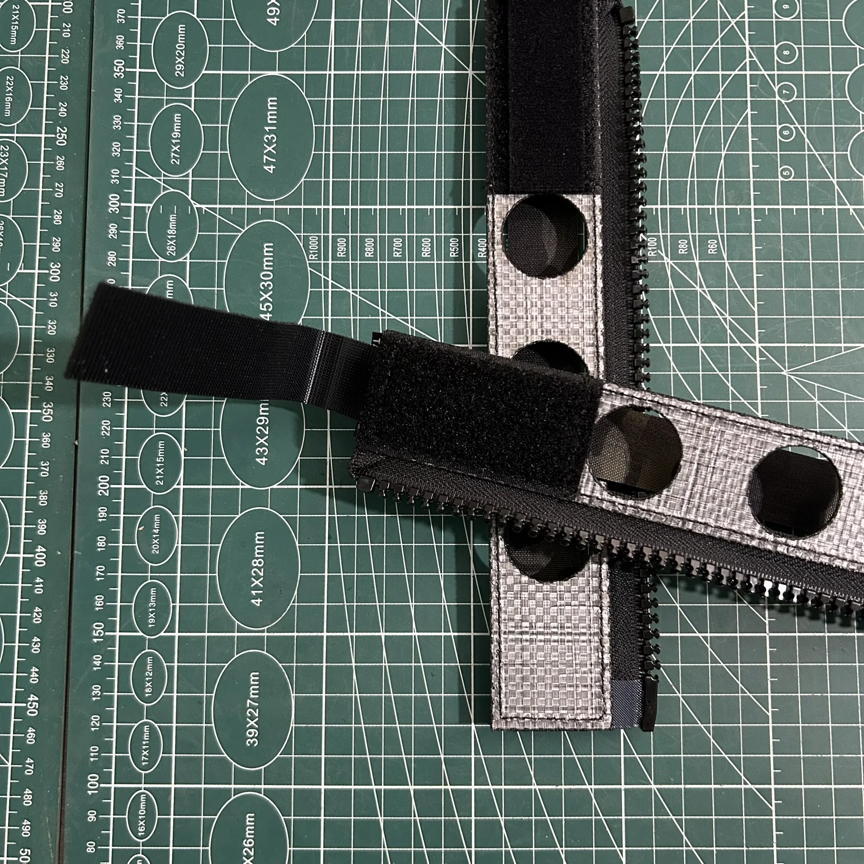 Adaptador de cremallera MOLLE Número 10 del panel trasero con compuesto Tegris de 12 capas, se adapta a chalecos tácticos FCSK 3.0 - imagen 5