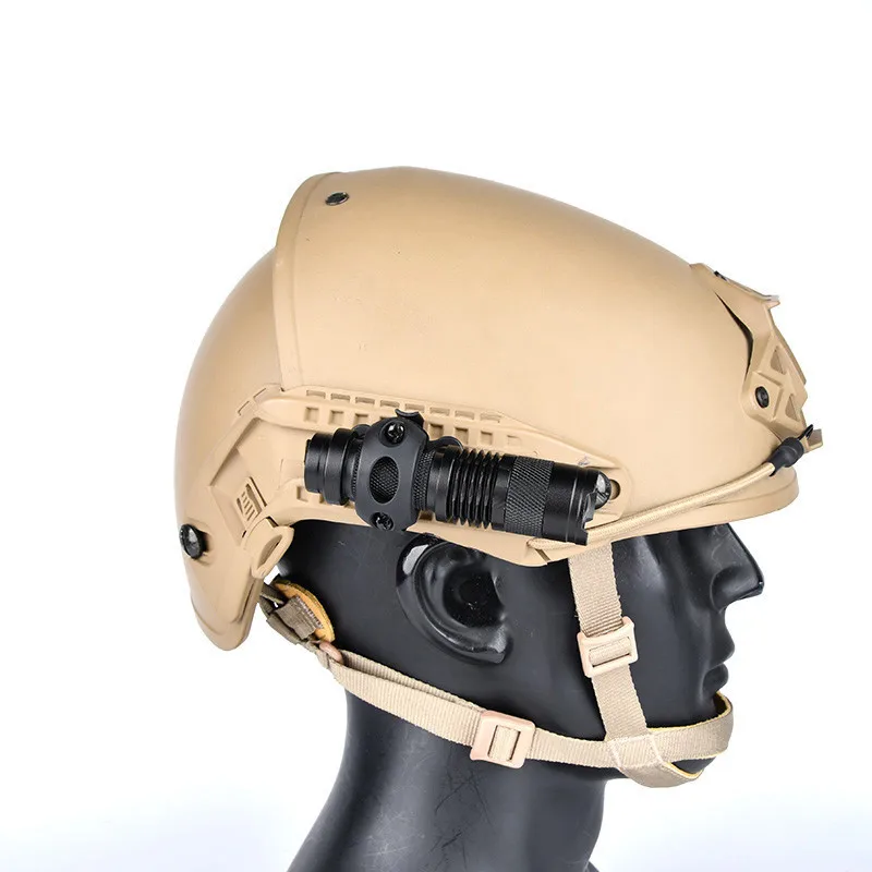 WADSN Tactical AIrsoft estroboscópico Consant momentáneo casco lámpara con luz blanca Scout casco lámpara rápida casco de caza linterna - imagen 4