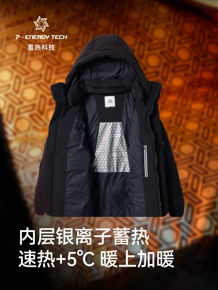 Plott-Chaqueta de plumón de ganso para hombre, ultraligera parka, informal y portátil, color blanco, 2023, Primavera, 95% - imagen 5