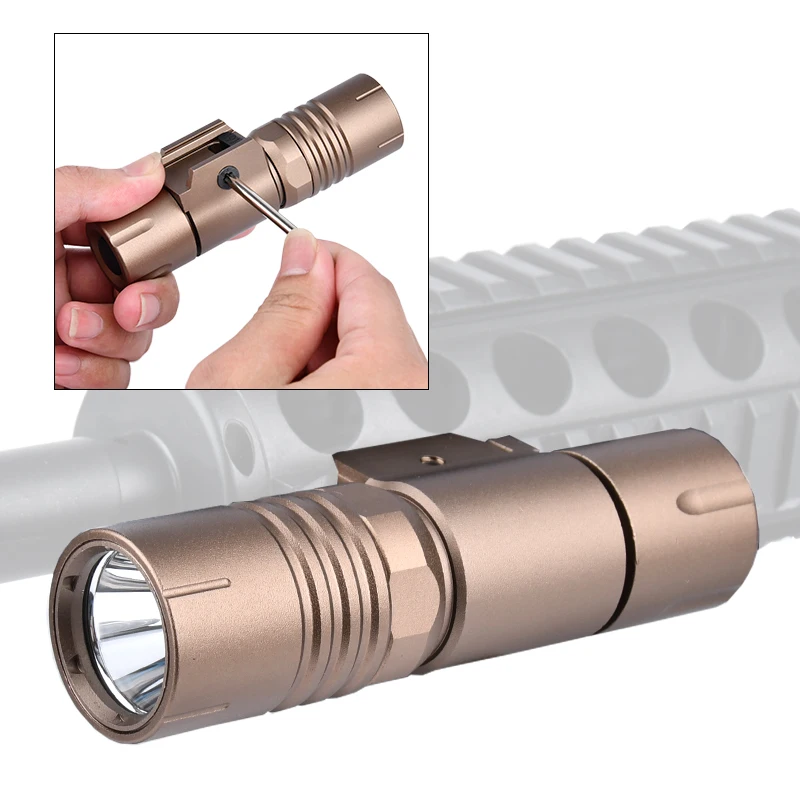 Linterna táctica WADSN LED blanca de alta potencia Picatinny - imagen 3