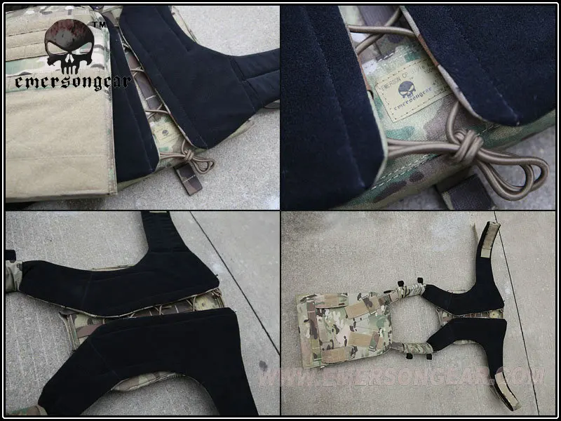 Chaleco adaptable Emersongear para chaleco AVS de combate Airsoft AOR EM7397 versión pesada - imagen 5