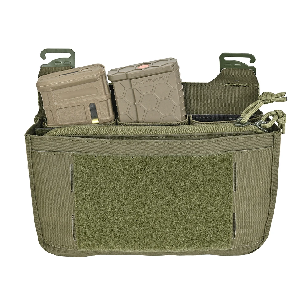 FCPC V5 DOPE solapa frontal doble pila riñonera Abdominal Triple revista insertar Kangroo bolsa FCSK portador de placa chaleco de caza - imagen 5