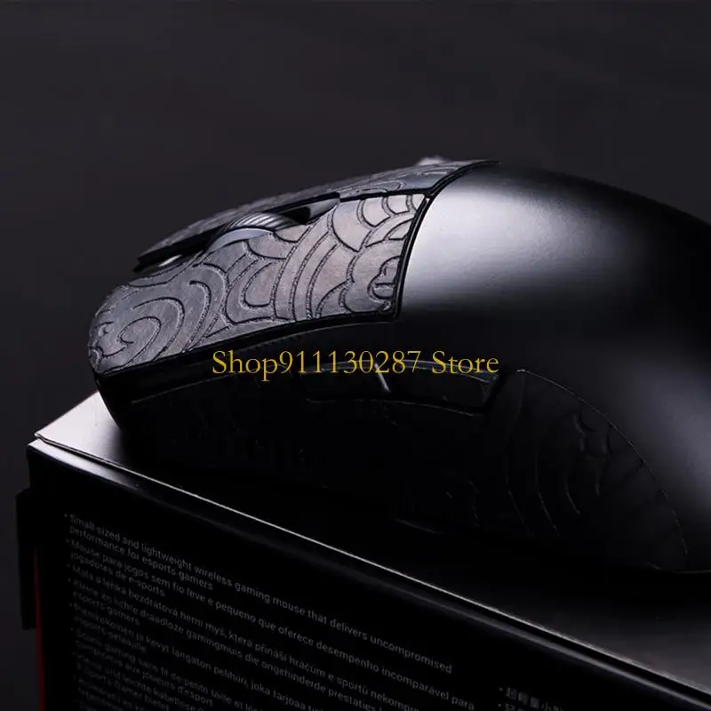 J1HC ESPTIGERS Pegatizas laterales del ratón Húmedo almohadilla agarre lateral para Rog Harpe Mini Mouse - imagen 3