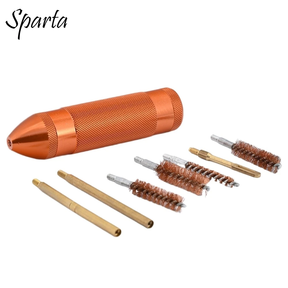 Kit limpieza pistola universal estuche compacto cepillos y varillas