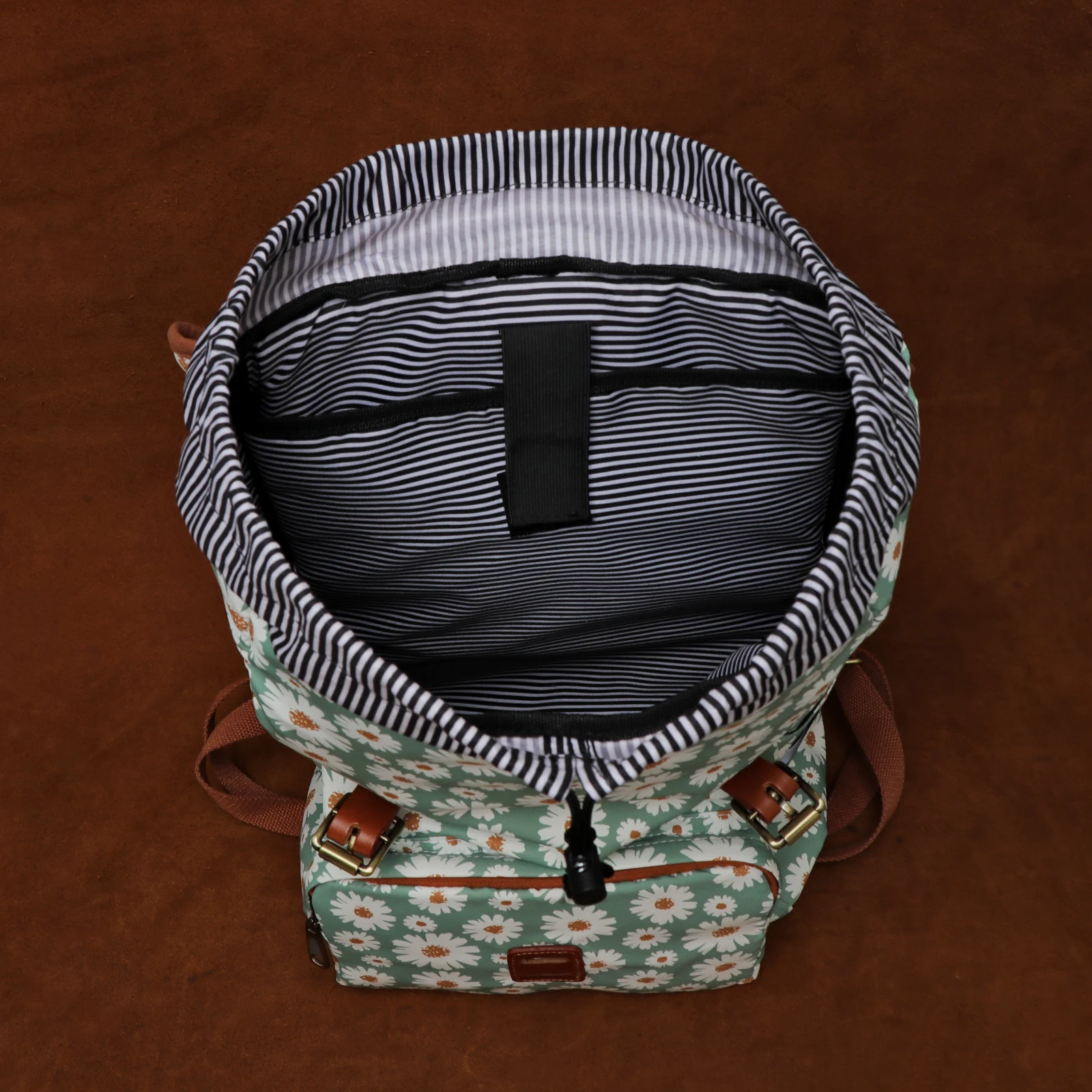 Tourbon-Bolsa de lona para asiento trasero de bicicleta, mochila de hombro para ocio, bolso escolar diario, Estilo Vintage - imagen 5