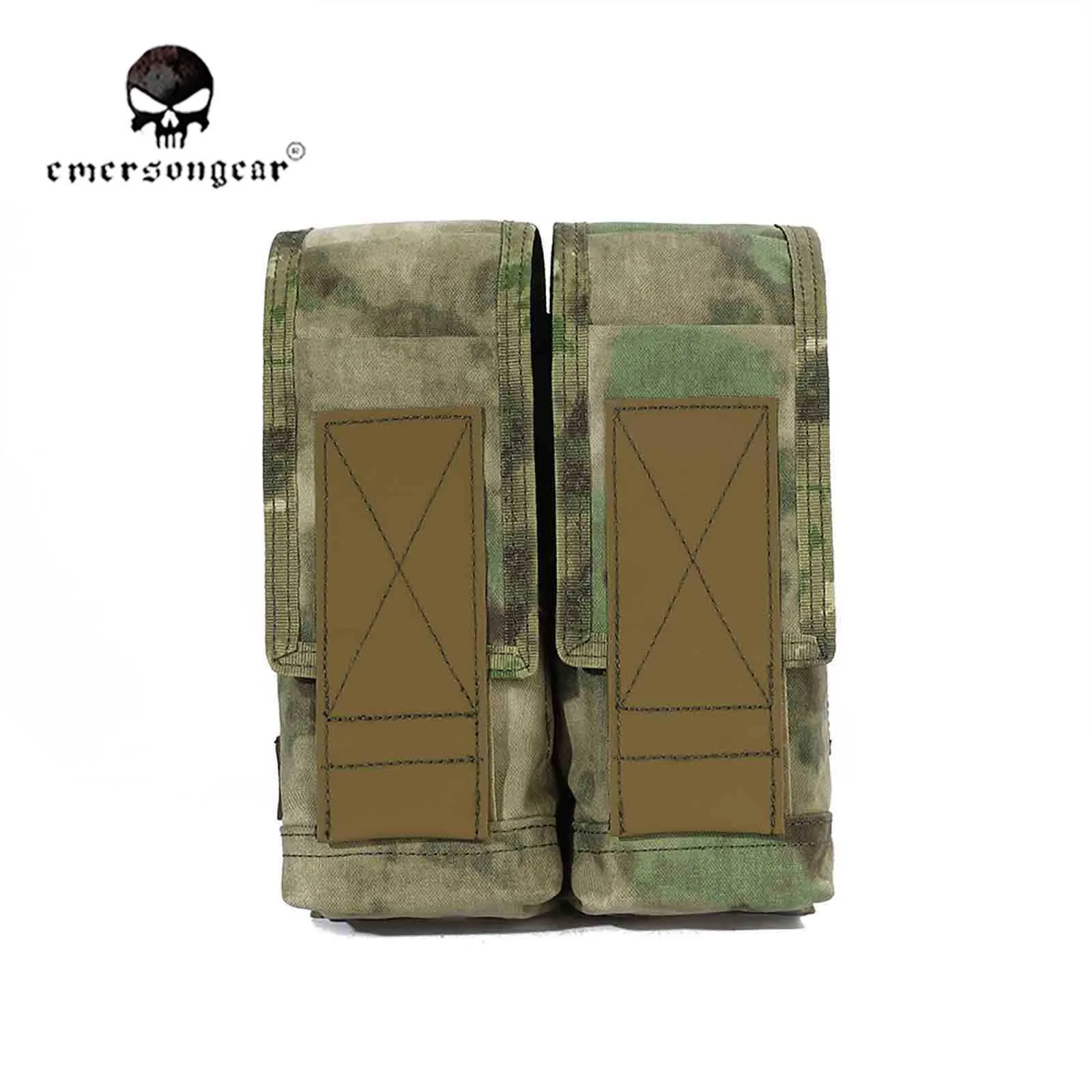 Emerson-bolsa táctica doble para revista, para AK Airsoft, caza, deportes de combate, nailon em6411 7,62 - imagen 5